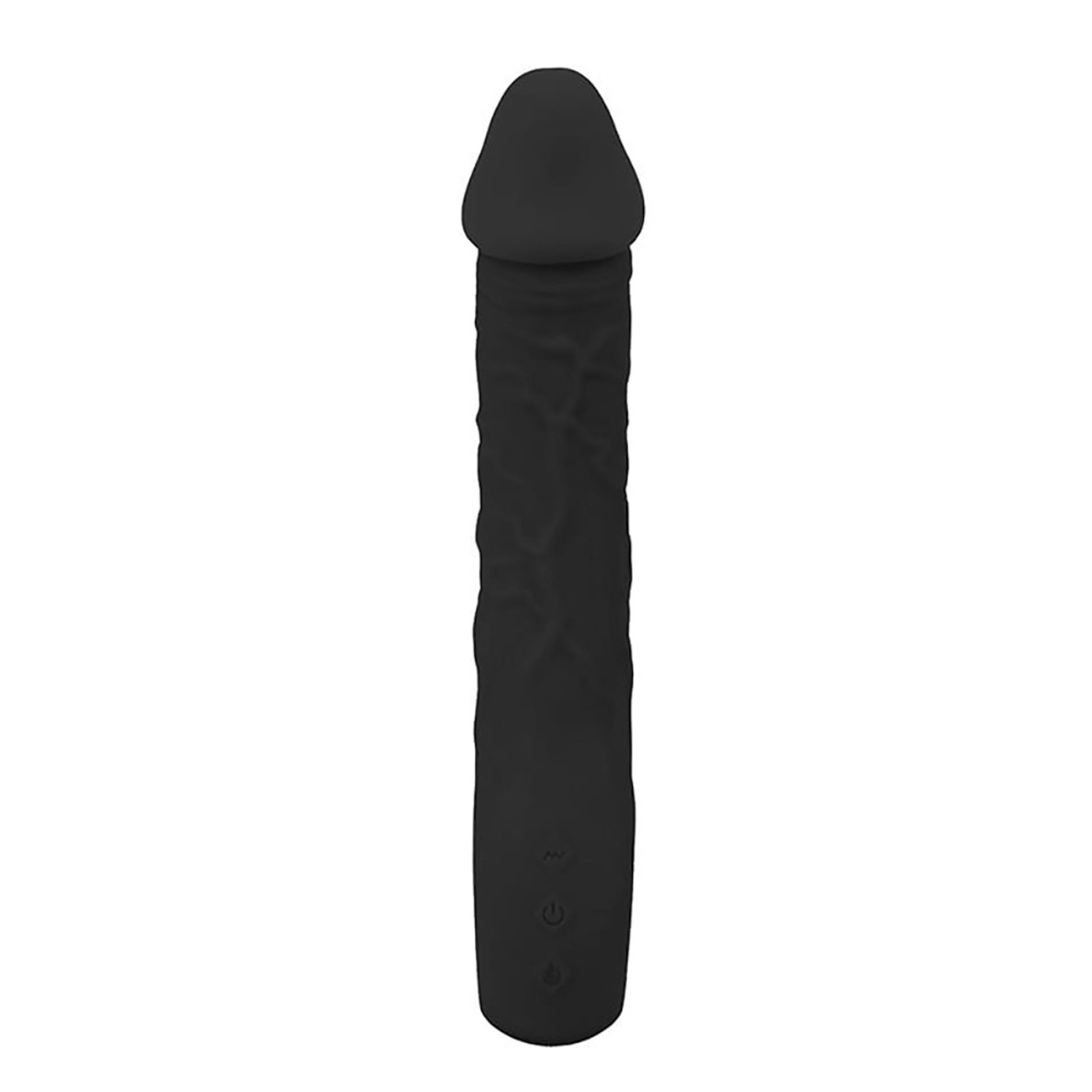 Wibrator realistyczny z grzaniem – 10 trybów, 22 cm — zdjęcie 3