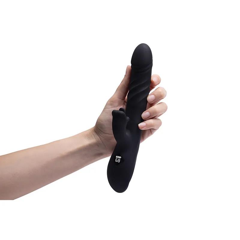 Wibrator króliczek Pluto – thrusting, 8+8 trybów — zdjęcie 7