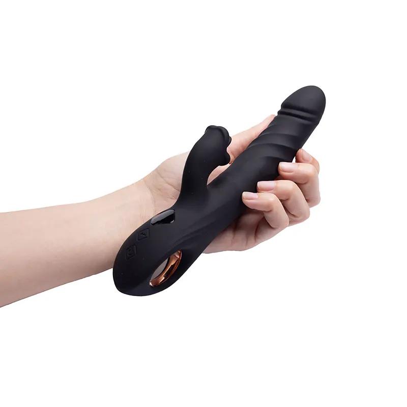 Wibrator króliczek Pluto – thrusting, 8+8 trybów — zdjęcie 8