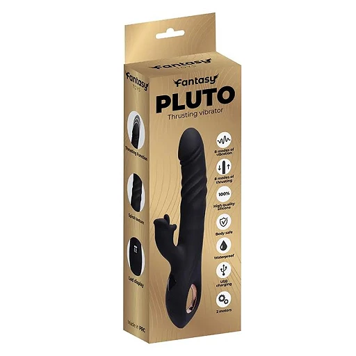 Wibrator króliczek Pluto – thrusting, 8+8 trybów — zdjęcie 9