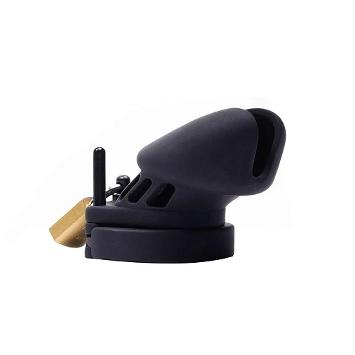 Klatka na penisa Silicone Cock Cage – silikon, 4 pierścienie — zdjęcie 5