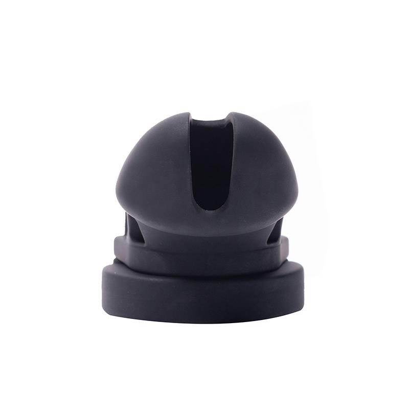 Klatka na penisa Silicone Cock Cage – silikon, 4 pierścienie — zdjęcie 6