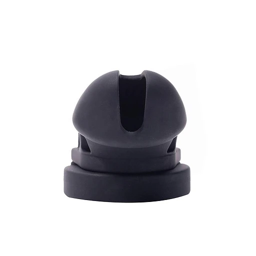 Klatka na penisa Silicone Cock Cage – silikon, 4 pierścienie — zdjęcie 6