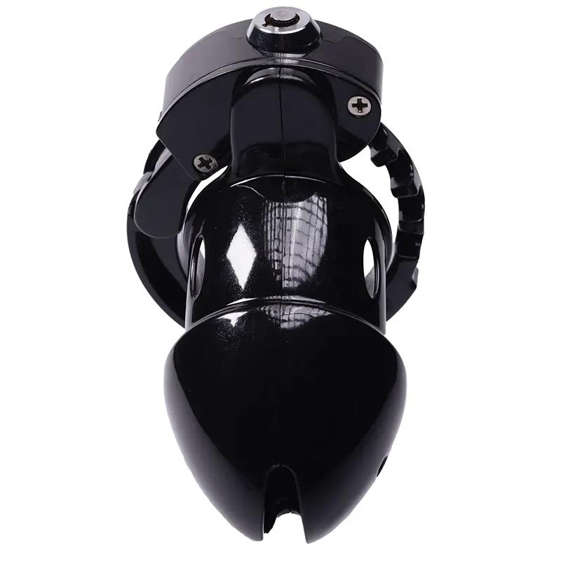 Klatka na penisa Advanced Locking Mechanism – ABS, 8 × 3,5 cm — zdjęcie 2