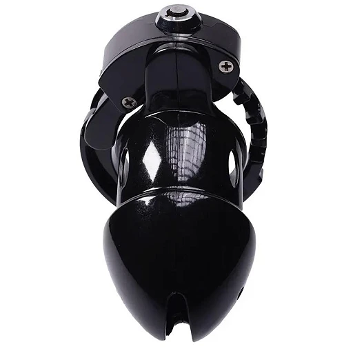 Klatka na penisa Advanced Locking Mechanism – ABS, 8 × 3,5 cm — zdjęcie 2