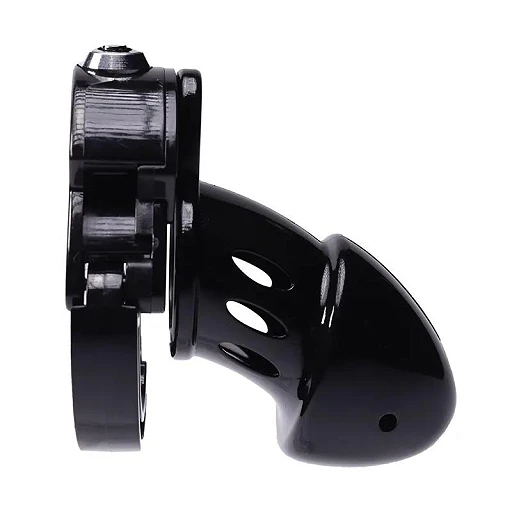 Klatka na penisa Advanced Locking Mechanism – ABS, 8 × 3,5 cm — zdjęcie 3