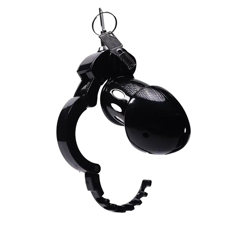 Klatka na penisa Advanced Locking Mechanism – ABS, 8 × 3,5 cm — zdjęcie 5