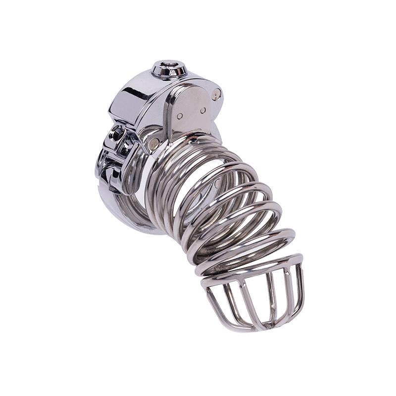 Klatka na penisa Stainless Steel 1 – stal nierdzewna, kłódka — zdjęcie 1