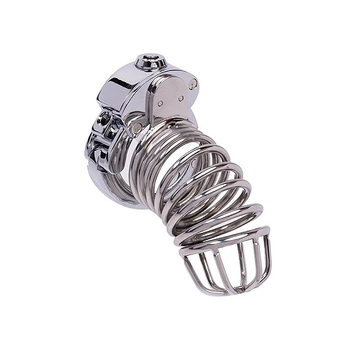 Klatka na penisa Stainless Steel 1 – stal nierdzewna, kłódka