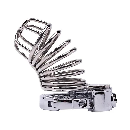 Klatka na penisa Stainless Steel 1 – stal nierdzewna, kłódka — zdjęcie 2