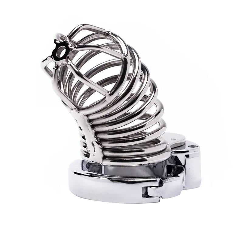 Klatka na penisa Stainless Steel 1 – stal nierdzewna, kłódka — zdjęcie 3