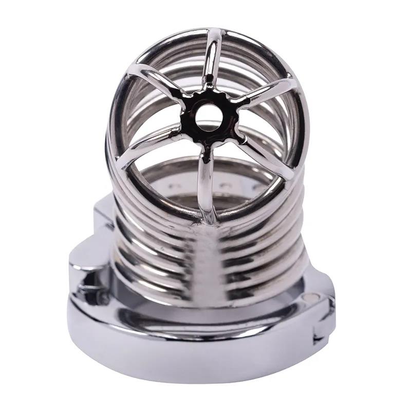 Klatka na penisa Stainless Steel 1 – stal nierdzewna, kłódka — zdjęcie 4