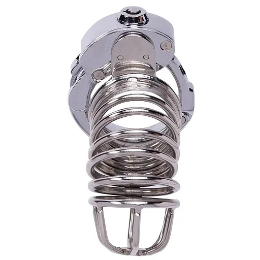 Klatka na penisa Stainless Steel 1 – stal nierdzewna, kłódka — zdjęcie 5
