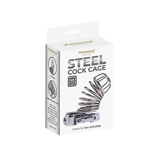 Klatka na penisa Stainless Steel 1 – stal nierdzewna, kłódka — zdjęcie 8