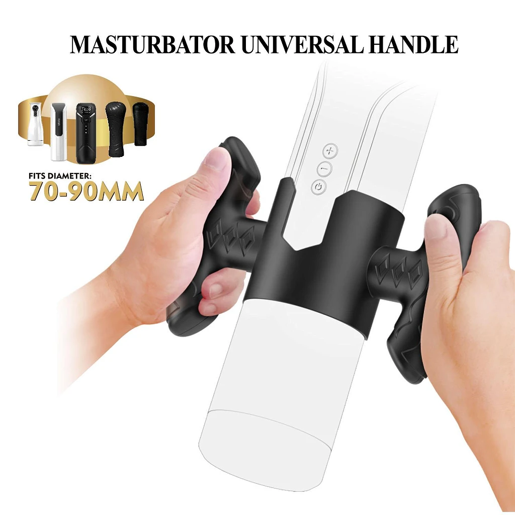 Uchwyt do masturbatorów Universal Handle – regulowany 70–90 mm — zdjęcie 2