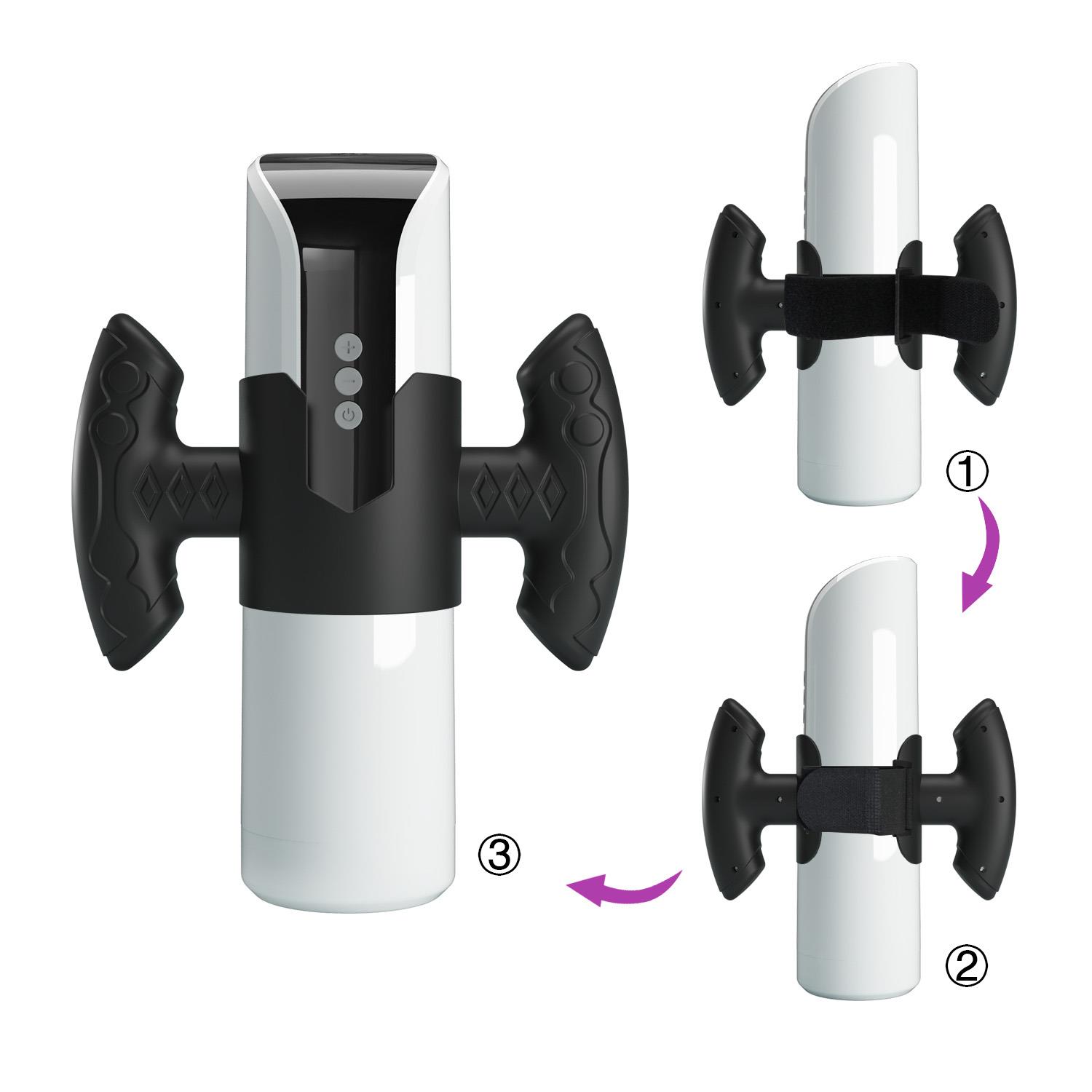 Uchwyt do masturbatorów Universal Handle – regulowany 70–90 mm — zdjęcie 8