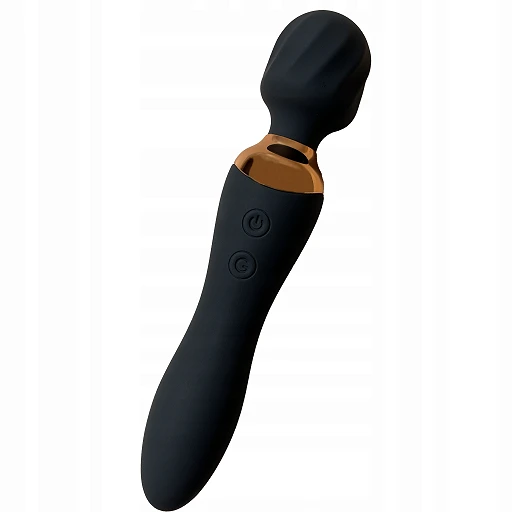 Wibrator Damski Stymulator Masażer Łechtaczki Dwustronny Maly Punkt G USB – Czarny