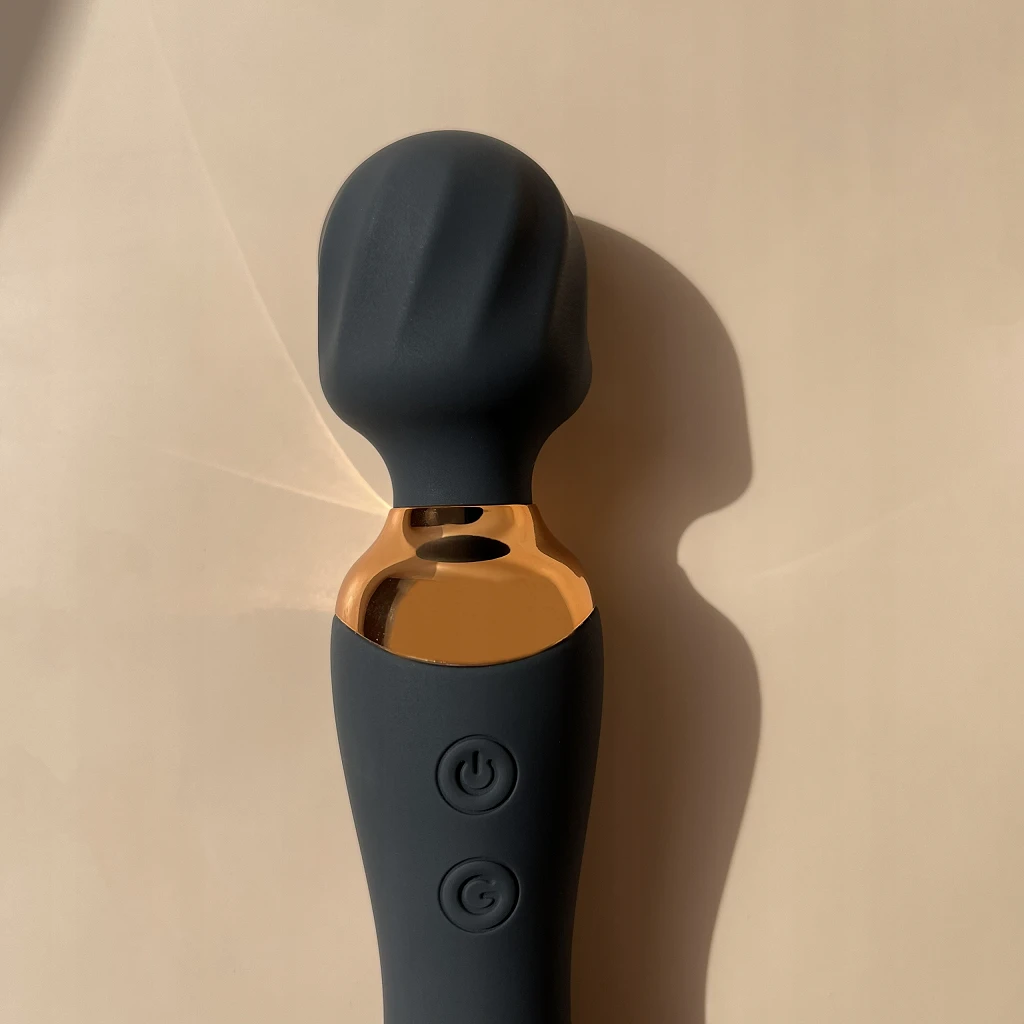 Wibrator Damski Stymulator Masażer Łechtaczki Dwustronny Maly Punkt G USB – Czarny