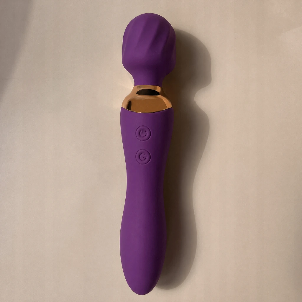 Wibrator Damski Stymulator Masażer Łechtaczki Dwustronny Maly Punkt G USB – Fioletowy