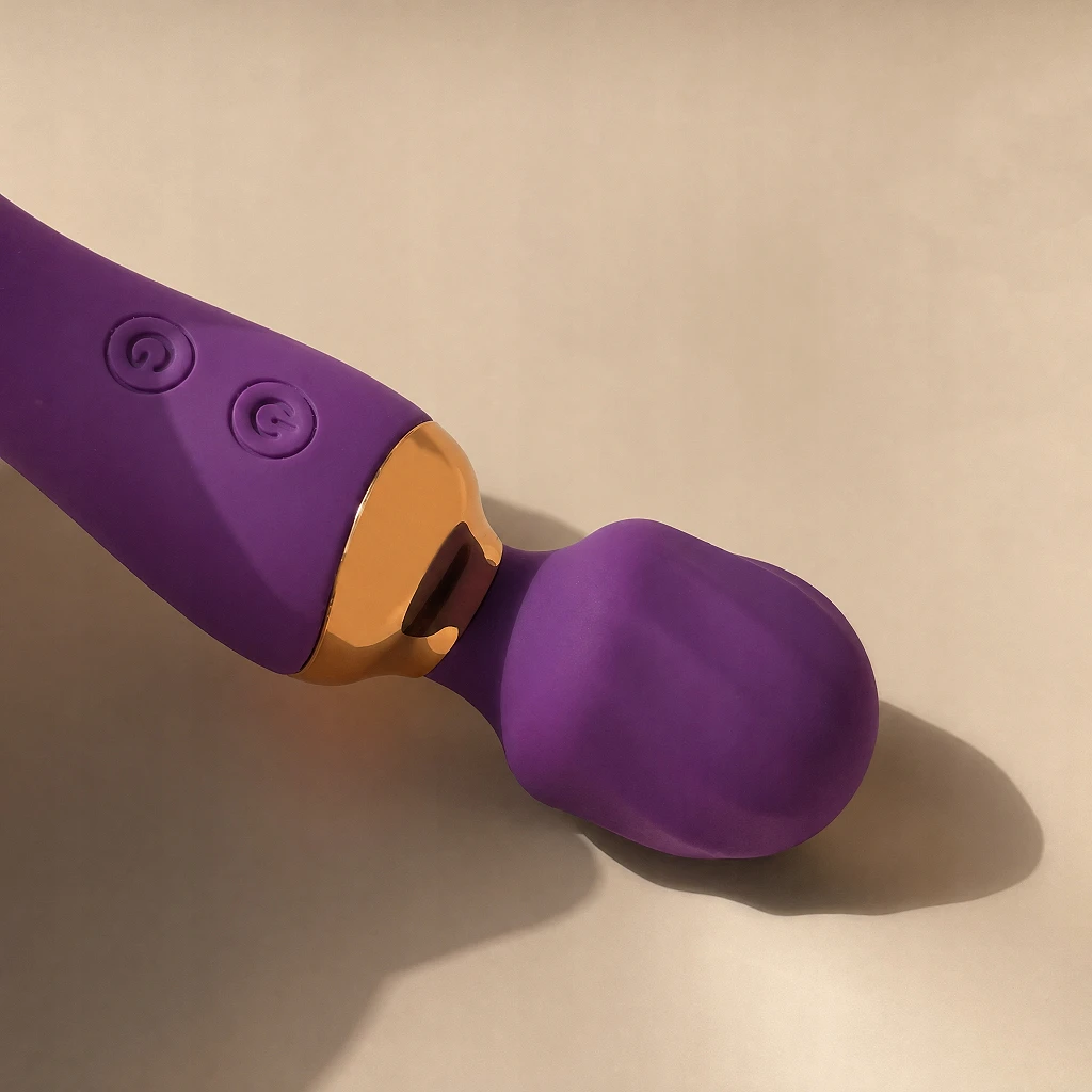 Wibrator Damski Stymulator Masażer Łechtaczki Dwustronny Maly Punkt G USB – Fioletowy