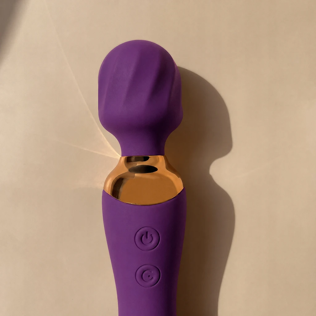 Wibrator Damski Stymulator Masażer Łechtaczki Dwustronny Maly Punkt G USB – Fioletowy
