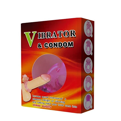 Pierścień erekcyjny Cockring VIBRATOR - TPR różowy — zdjęcie 7