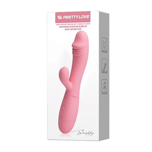 Wibrator króliczek Snappy – 30 trybów, silikon, USB — zdjęcie 8