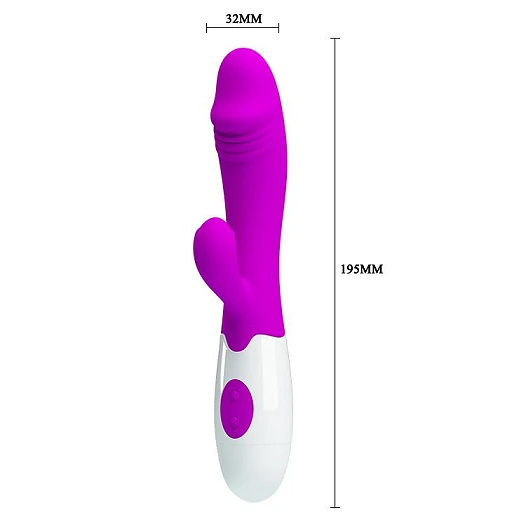 Wibrator króliczek Snappy 30 funkcji – silikon, 19,5 cm — zdjęcie 4