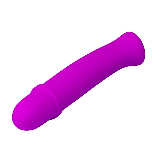 Mini wibrator Antony – 10 trybów, silikon, zakrzywiona główka — zdjęcie 2