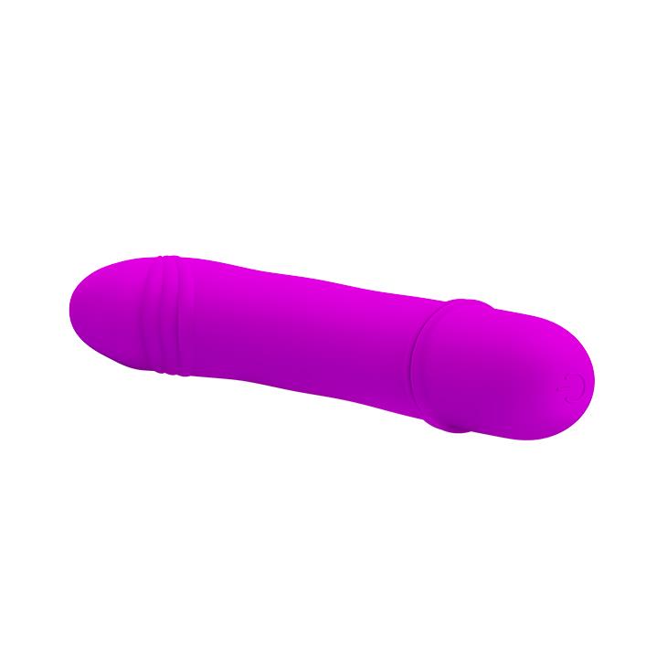Mini wibrator Beck – 10 trybów, silikon, 12 cm — zdjęcie 3
