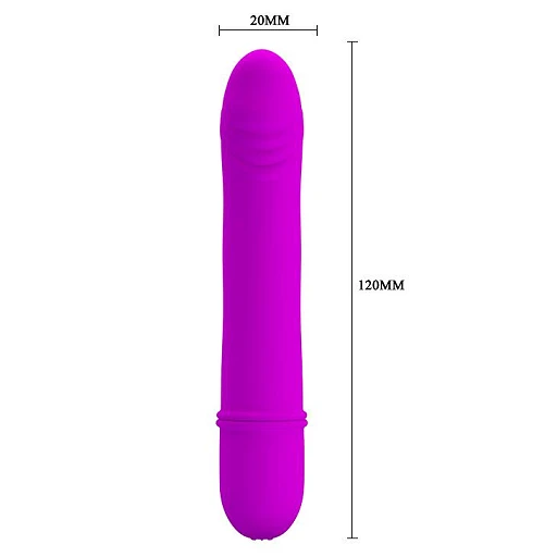 Mini wibrator Beck – 10 trybów, silikon, 12 cm — zdjęcie 4