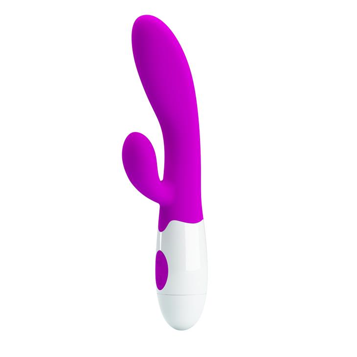 Wibrator króliczek Alvis – 30 trybów, silikon, 20 cm — zdjęcie 2