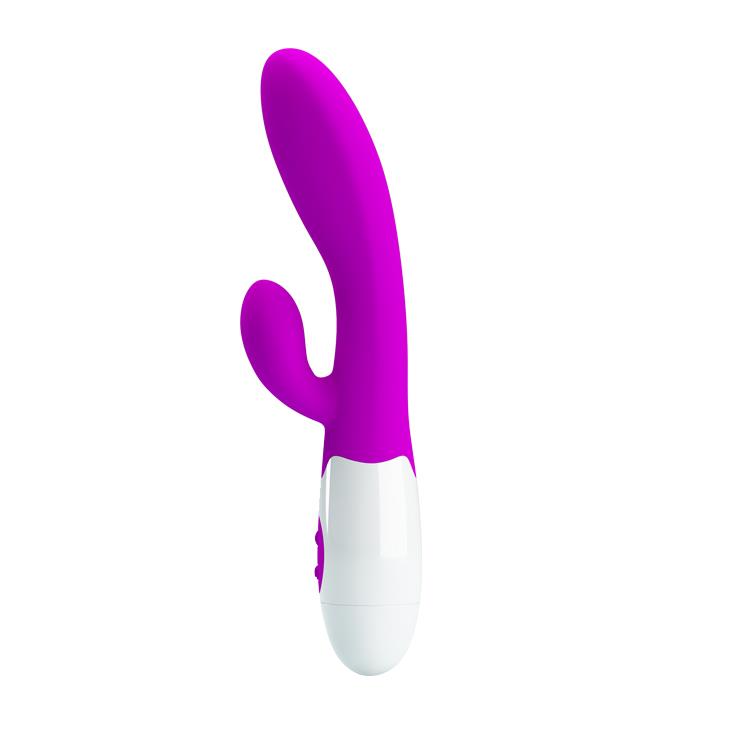 Wibrator króliczek Alvis – 30 trybów, silikon, 20 cm — zdjęcie 3