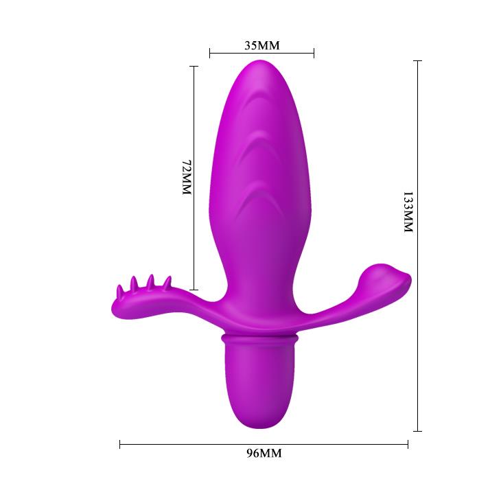 Masażer analny Fitch M - 10 funkcji, silikon — zdjęcie 5