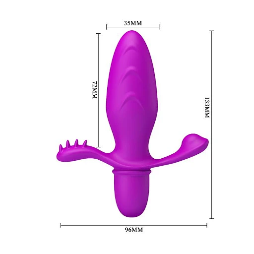 Masażer analny Fitch M - 10 funkcji, silikon — zdjęcie 5