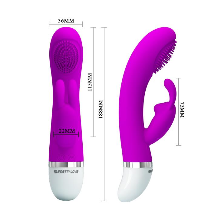 Wibrator króliczek Christ – silikon, 3 ruchy i 7 wibracji — zdjęcie 5