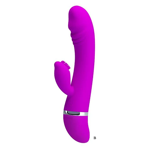 Wibrator króliczek David – 30 trybów, silikon, 18,8 cm — zdjęcie 2