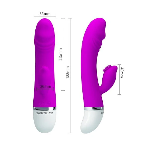 Wibrator króliczek David – 30 trybów, silikon, 18,8 cm — zdjęcie 5