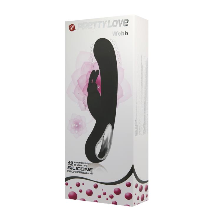 Wibrator króliczek Webb – 12 trybów, akumulator USB — zdjęcie 7