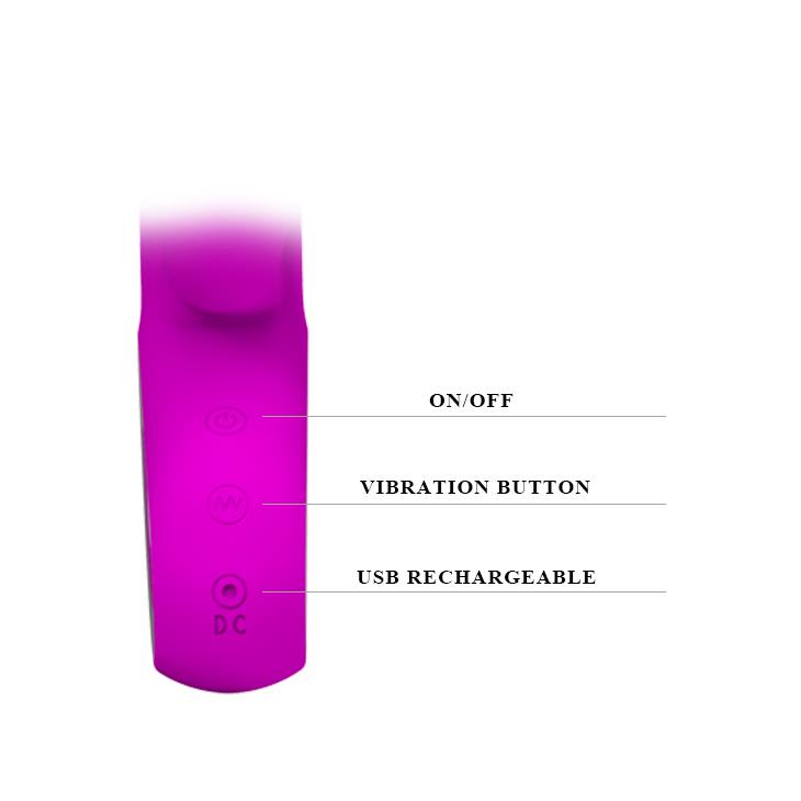 Wibrator króliczek Webb – silikon, 12 trybów, USB — zdjęcie 6