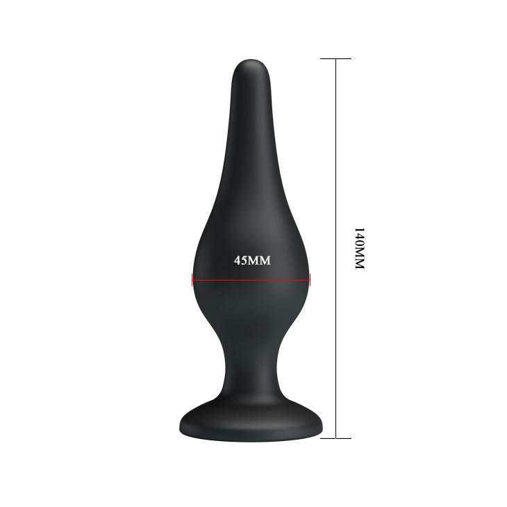 Korek analny Sensitive  M - silikon, wodoodporny — zdjęcie 4