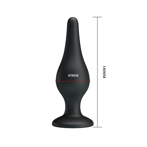 Korek analny Sensitive  M - silikon, wodoodporny — zdjęcie 4