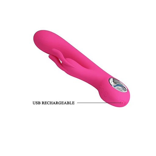 Wibrator króliczek Carina – 7 trybów, silikon, USB — zdjęcie 6