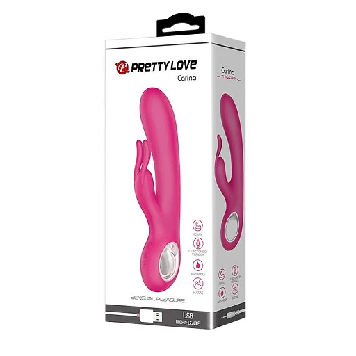 Wibrator króliczek Carina – 7 trybów, silikon, USB — zdjęcie 8