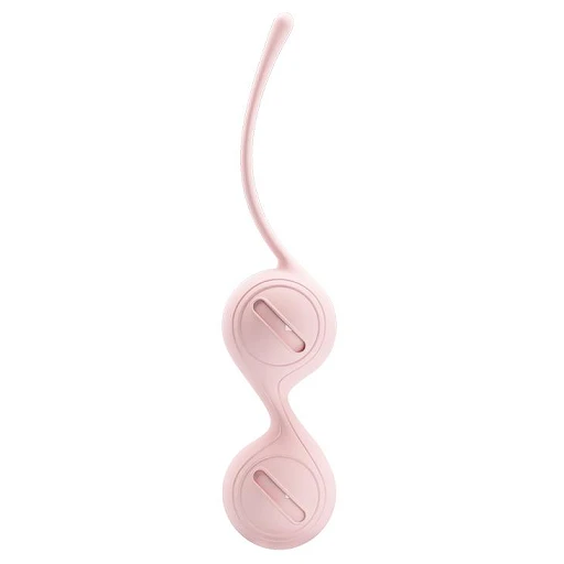 Kulki gejszy Kegel Tighten Up I – silikonowe, różowe — zdjęcie 2