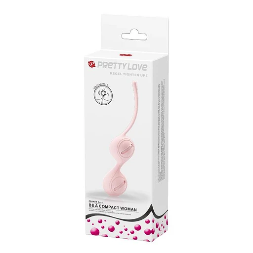 Kulki gejszy Kegel Tighten Up I – silikonowe, różowe — zdjęcie 7