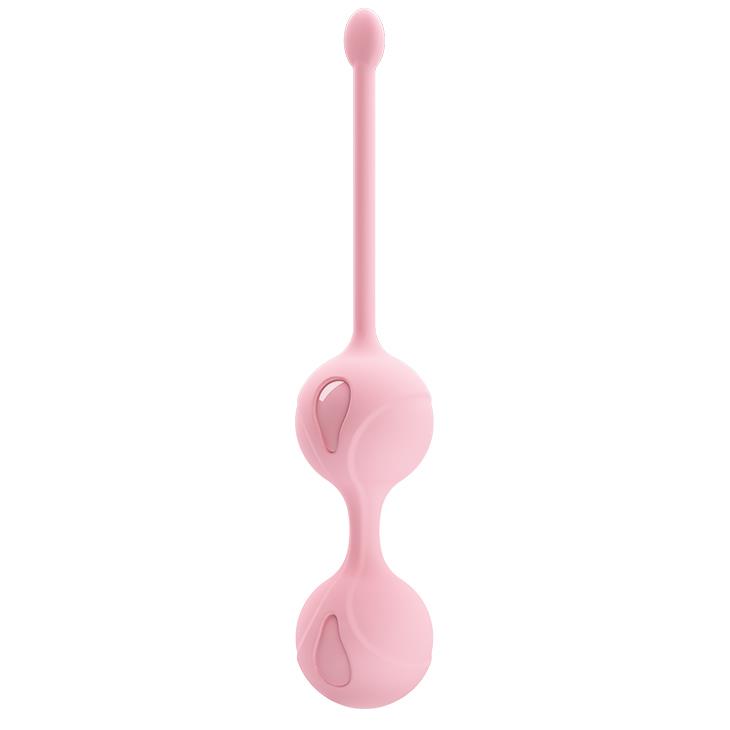 Kulki gejszy Kegel Tighten Up II - silikon, różowe — zdjęcie 2