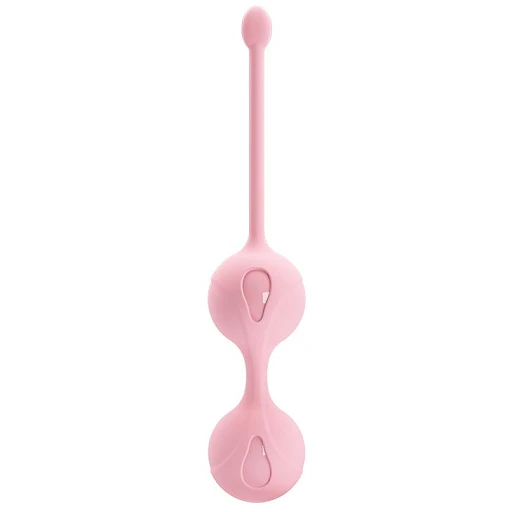 Kulki gejszy Kegel Tighten Up II - silikon, różowe — zdjęcie 3