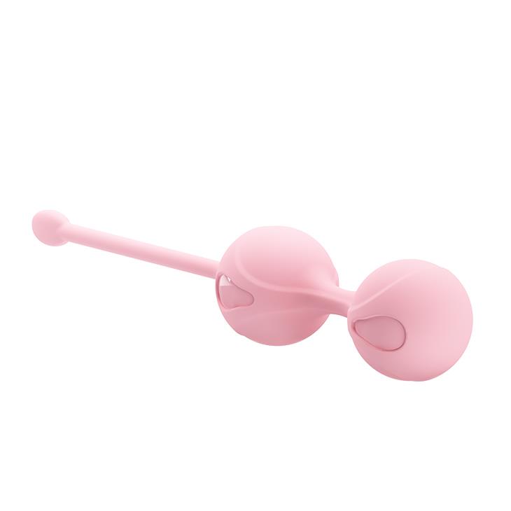 Kulki gejszy Kegel Tighten Up II - silikon, różowe — zdjęcie 4