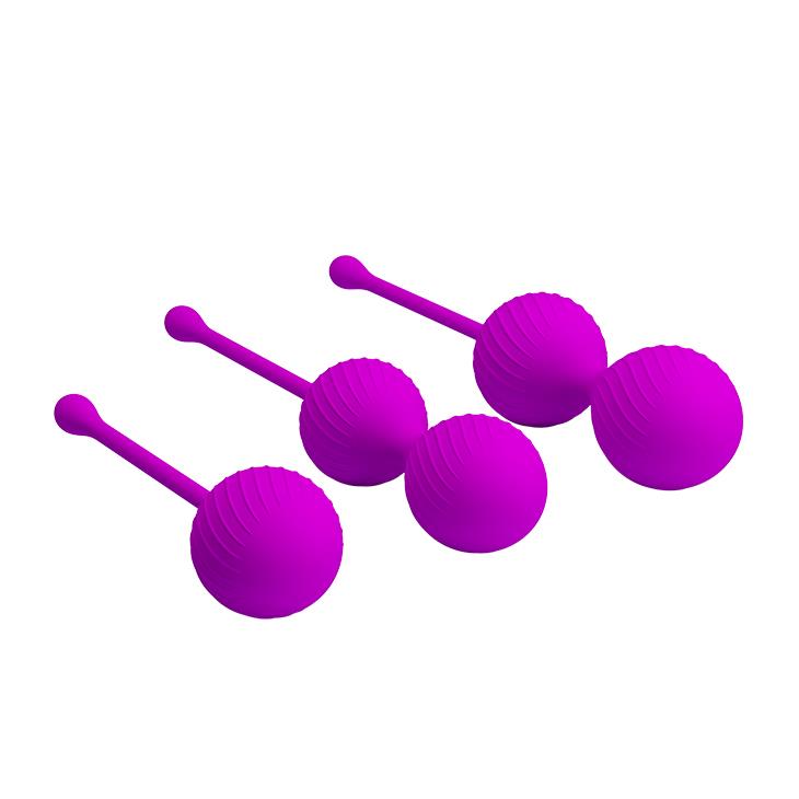 Zestaw kulek Kegel Ball Purple - zestaw 3 szt. — zdjęcie 4